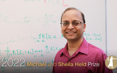 Professor Amit Sahai received 2022 Michael and Sheila Held Prize from the National Academy of Sciences