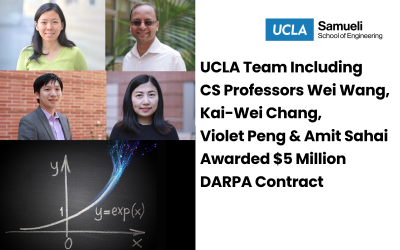 UCLA Team Including 4 CS Professors Awarded $5 Million DARPA Contract to Develop AI for Math Advancement