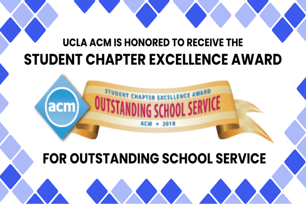 UCLA ACM & UPE Receive Chapter Excellence Awards