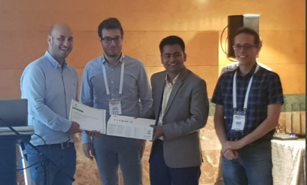 CS Ph.D. students win Nvidia Best Paper Award at MICCAI 2018